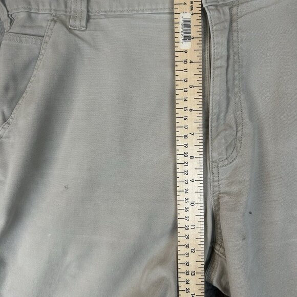 Carhartt Carpenter Jorts 38 Beige Tan Baggy Work Shorts - Picture 6 of 7